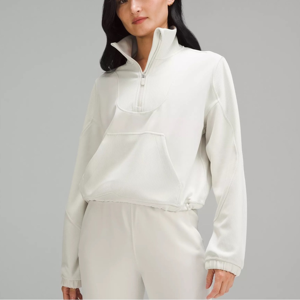 Lululemon Brushed Softstreme Ribbed Half Zip